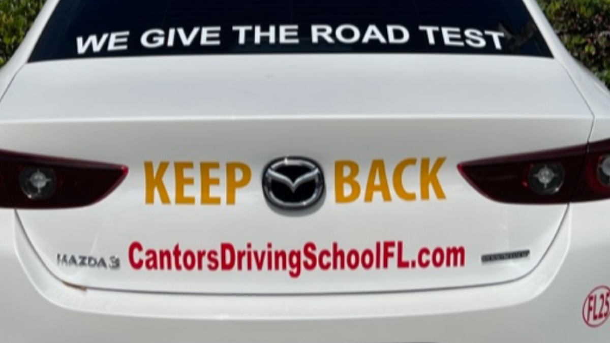 Florida Driver's Road Test, Driver's License Test Service - Cantor's Driving  School